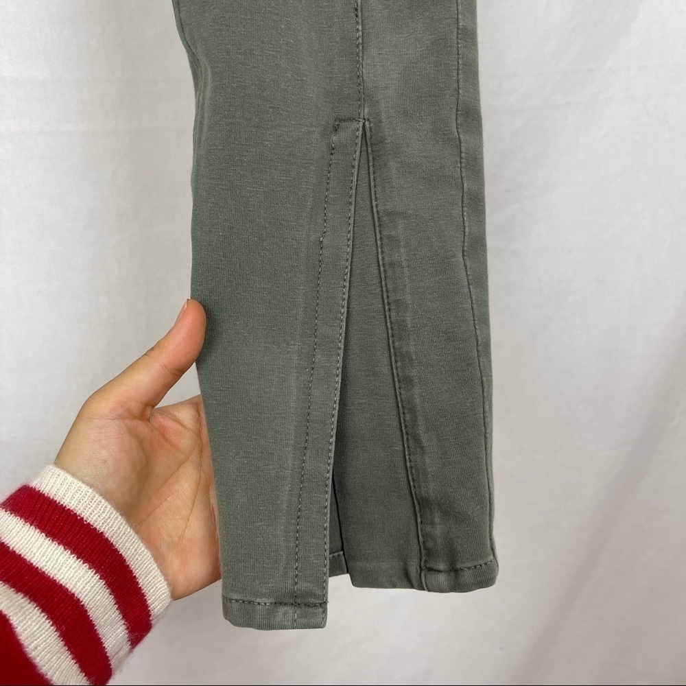 Anthro Marrakech olive green stretch skinny jeans - Picture 8 of 11